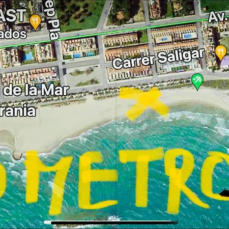 Frente A Mar Salida Directa Playa Solo 30m Agua *